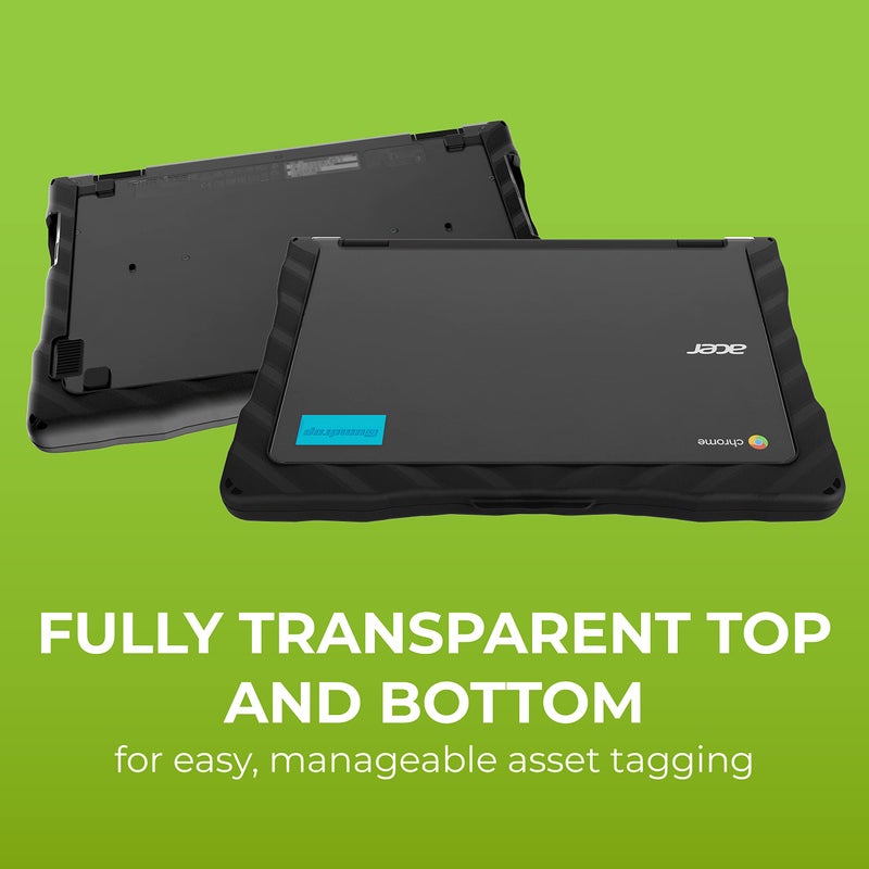 Gumdrop Cases Gumdrop DropTech Laptop Case Fits Acer Chromebook 311 (C721) Clamshell Designed for K-12 Students, Teachers and Classroomsâ€“Drop Tested, Rugged, Shockproof Bumpers for Reliable Device Protectionâ€“Black - Image 5